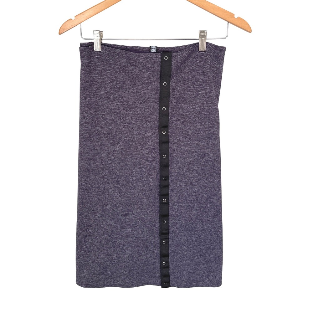 Lululemon Purple Heathered Infinity Scarf Snap Closure Casual‎ Soft